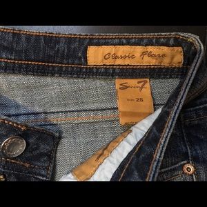 Seven 7 Classic Flare Size 26 Jeans
